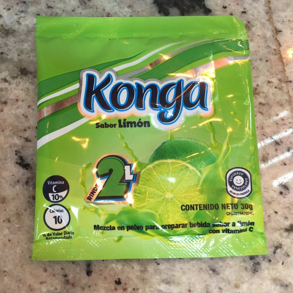 KONGA SABOR LIMON 30GX8X14UN