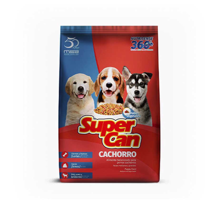 SUPER CAN CACHORROS  4KGx5UN