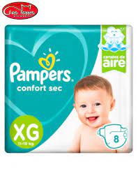 PAMPERS PAÑALES CONFORT SEC XG 451GX8UN
