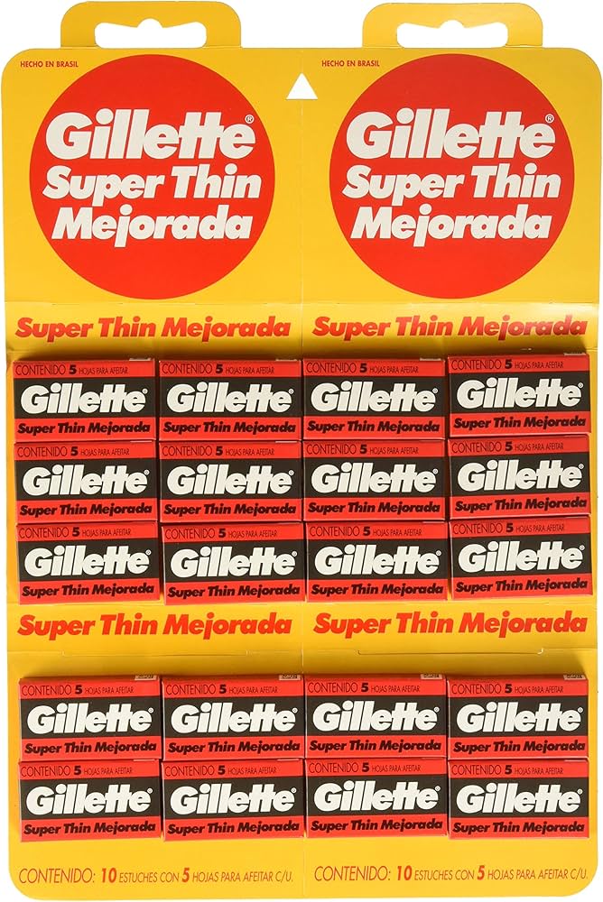 GILLETTE SUPER THIN MEJORADA