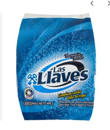 [L081] LAS LLAVES DETERGENTE FLORAL 400Gx30UN