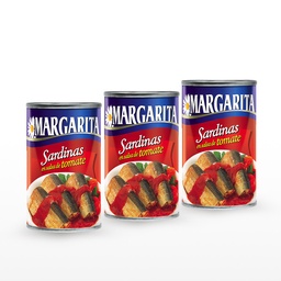 [D386] MARGARITA SARDINA TOMATE 170Gx20UN