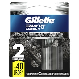 [80722153] GILLETTE MACH3 CARBONO CARTUX2 16GX72UN